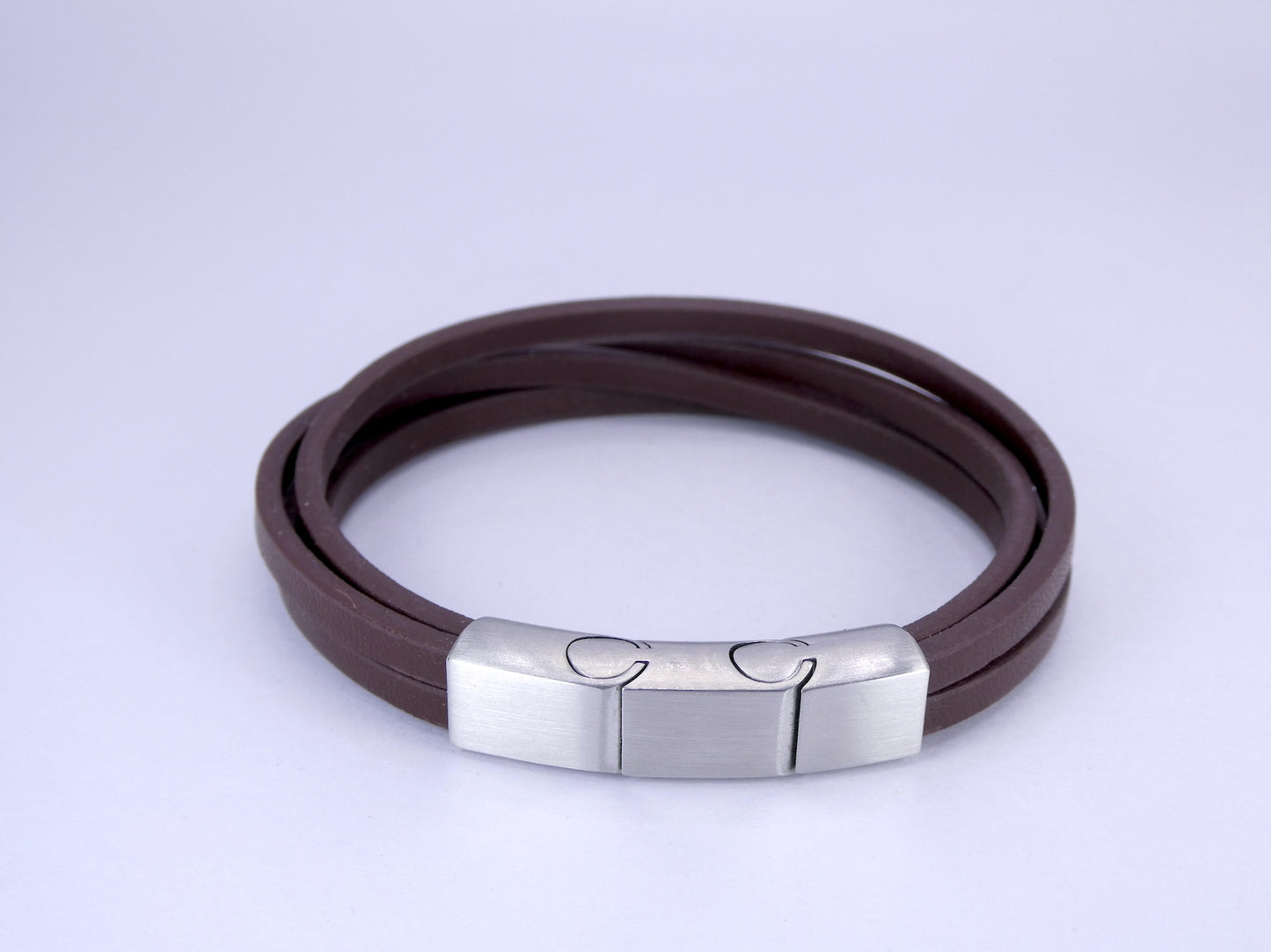 Four Strap Bracelet - Brown